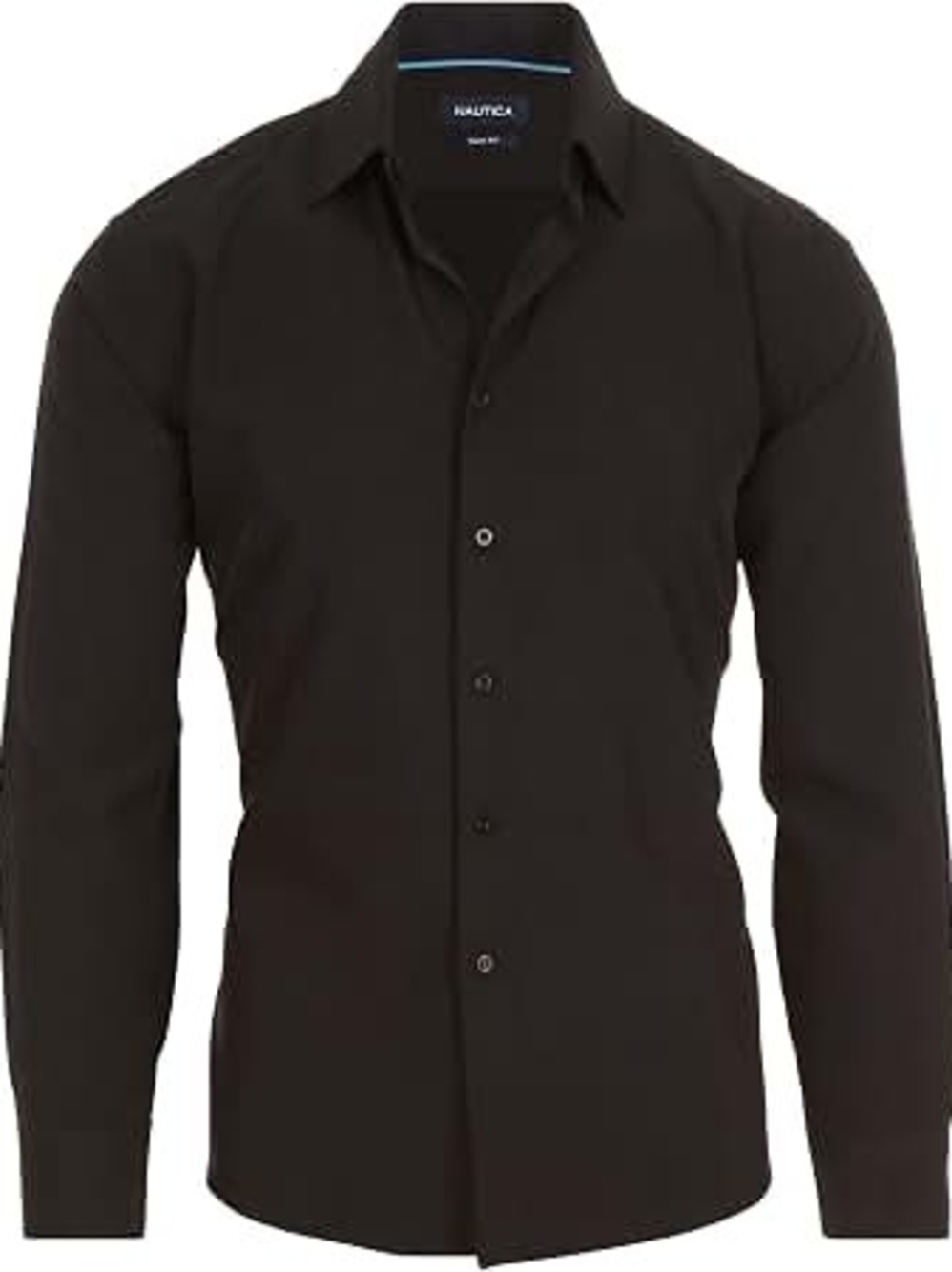 Nautica Men's Black Long-Sleeve Dress Shirt 17-34/35